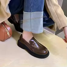 Mocassino da donna stile coreano.